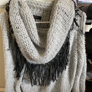 Off the shoulder OR baggy neck sweater